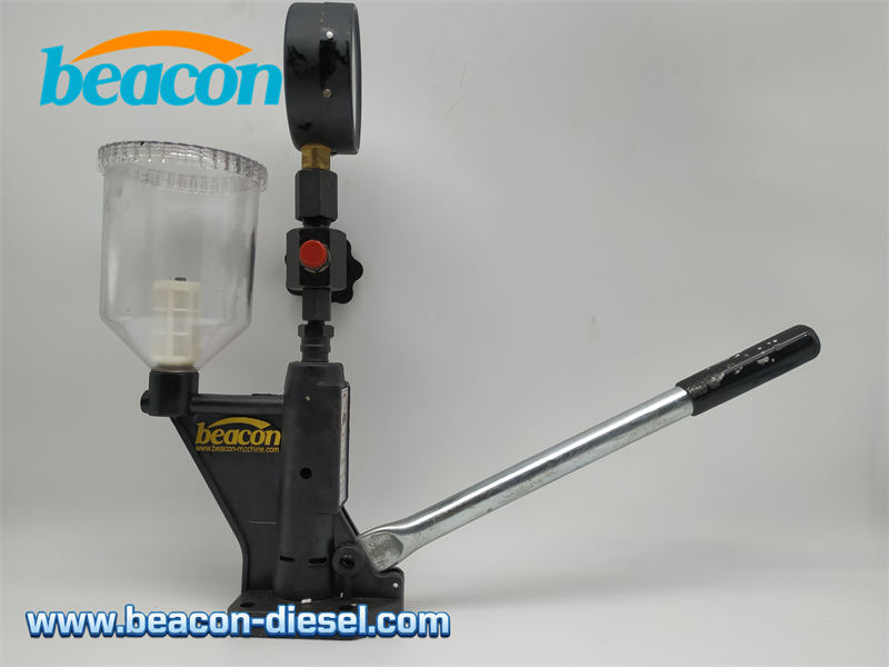 Diseño compacto del probador de inyectores S60H vista lateral