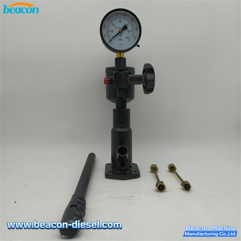 Vista frontal del probador de inyectores diesel de hierro fundido PS400A