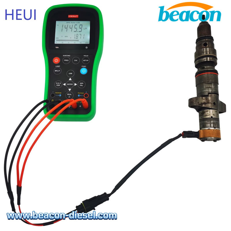 LCR06 Probando Solenoide de Inyector HEUI