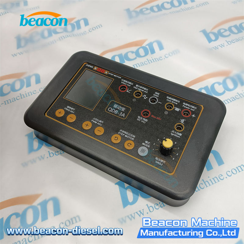 Vista frontal de la unidad QDB-3A para prueba de bobinas e inyectores