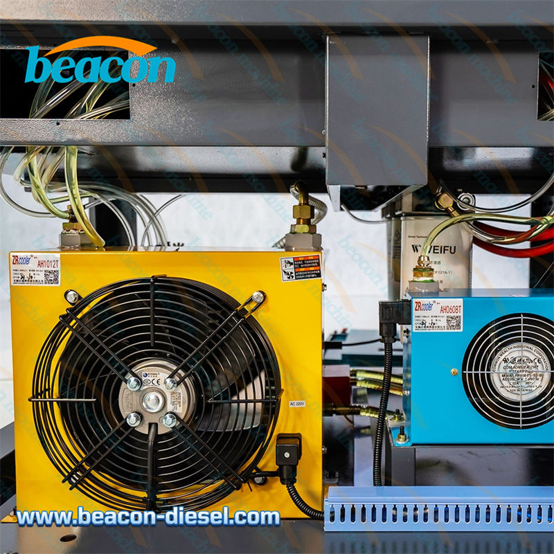 Ventilador más grande en banco de pruebas CR819S